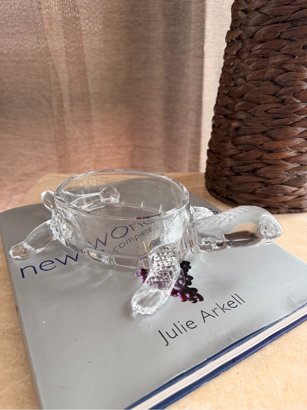 Bohemia crystal Turtle Dish - Decorative Trinket Bowl
